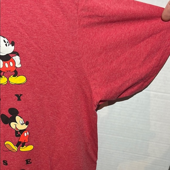 Disney Red Mickey Mouse Character Tee - Picture 3 of 7